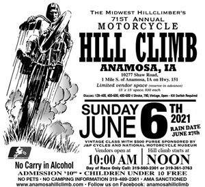 71st annual Motorcycle Hill Climb